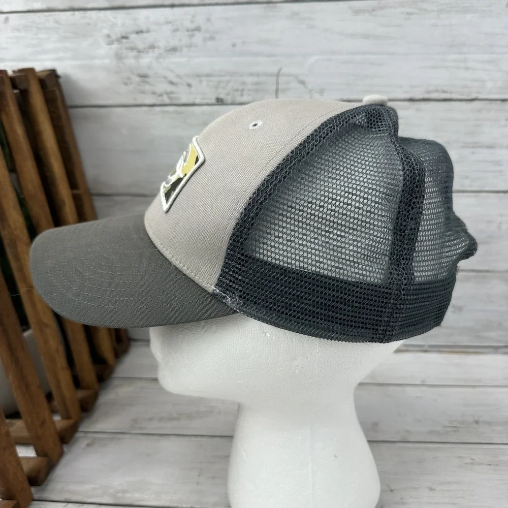 Patagonia Hat Snapback Trucker Cap Mens Fletcher Chouinard FC Outdoor Gray